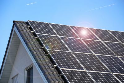 Solar Panel Arrays on Residential Roofs
